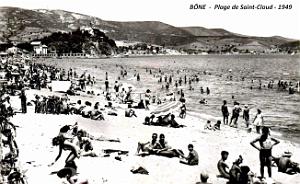 Bone - Plage de Saint-Cloud - 1949